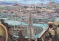 El templo mayor en Tenochtitlan